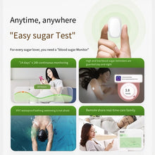 Load image into Gallery viewer, Continuous Glucose Monitoring Blood Glucose Meter Without Finger Pricking Real-time Measurement of High and Low Blood Sugar Real-time Reminder of Blood Glucose Meter
