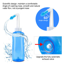 Load image into Gallery viewer, 300ML Nose Wash Cleaner Nasal Irrigator Rinse Bottle Nose Protector Avoid Allergic Rhinitis Adults Children Neti Pot
