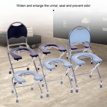 Load image into Gallery viewer, Comfortable Washable Toilet Seat for Bathroom Trong Bearing Capacity Stable Bottom Shower Chair Frosted Seat Board Commode Stool
