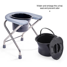 Load image into Gallery viewer, Comfortable Washable Toilet Seat for Bathroom Trong Bearing Capacity Stable Bottom Shower Chair Frosted Seat Board Commode Stool
