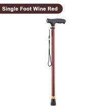 Load image into Gallery viewer, For The Elderly Retractable Non-slip Walking Sticks Aluminum Alloy Multifunctional Cane With Led Light Old Men Crutch
