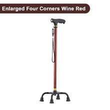 Load image into Gallery viewer, For The Elderly Retractable Non-slip Walking Sticks Aluminum Alloy Multifunctional Cane With Led Light Old Men Crutch
