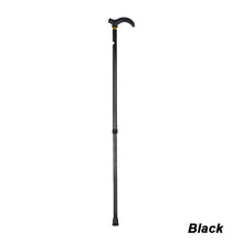 Load image into Gallery viewer, Aluminum Alloy Telescopic Crutch Two Section Telescopic Crutch Anti Slip Elderly Walking Cane Mountain Climbing Cane
