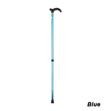 Load image into Gallery viewer, Aluminum Alloy Telescopic Crutch Two Section Telescopic Crutch Anti Slip Elderly Walking Cane Mountain Climbing Cane
