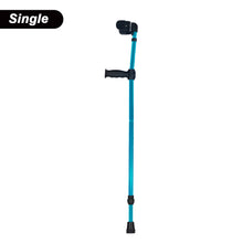 Load image into Gallery viewer, Folding Elbow Crutch Fracture Injury Anti Fall Armpit Instruments Crutches Rehabilitation Walking Aids Elderly Canes Aluminum Alloy
