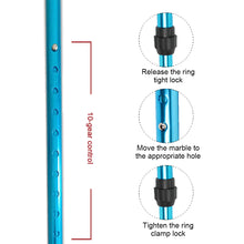 Load image into Gallery viewer, Folding Elbow Crutch Fracture Injury Anti Fall Armpit Instruments Crutches Rehabilitation Walking Aids Elderly Canes Aluminum Alloy

