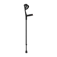 Load image into Gallery viewer, Adjustable Aluminum Alloy Rehabilitation Cane Forearm Canes Lightweight Arm Crutch Ergonomic Comfortable on Wrist Non Skid Rubber
