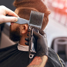 Load image into Gallery viewer, Heat-resistant Durable Barber Comb Level Gauge Shovel Comb Precise Positioning Comb Fast Trimming Household Salon Comb for Men
