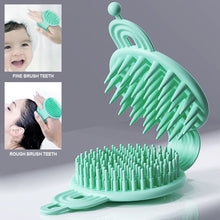 Load image into Gallery viewer, Soft Double-sided Shampoo Brush Scalp Massage Clean Shampoo Comb Portable Wet Dry Dual-use Shampoo Brush for Adults Children
