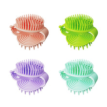 Load image into Gallery viewer, Soft Double-sided Shampoo Brush Scalp Massage Clean Shampoo Comb Portable Wet Dry Dual-use Shampoo Brush for Adults Children
