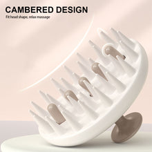 Load image into Gallery viewer, 2-in-1 Silicone Shampoo Brush Wet Dry Dual-use Massage Clean Scalp Relieve Itching Shampoo Hair Detachable Head Meridian Comb
