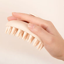 Load image into Gallery viewer, 2-in-1 Silicone Shampoo Brush Wet Dry Dual-use Massage Clean Scalp Relieve Itching Shampoo Hair Detachable Head Meridian Comb
