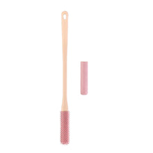 Load image into Gallery viewer, Toe Seam Cleaning Brush Relieve Itching Exfoliate Extended Handle Soft Rubber Brush Head Convenient Storable Foot Cleaning Tool
