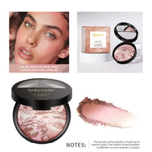Load image into Gallery viewer, Fine Shimmer Pearl Pressed Powder Semi-matte Oil Control Even Skin Tone Long-lasting Multipurpose Setting Powder Makeup Cosmetics
