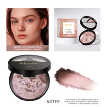 Load image into Gallery viewer, Fine Shimmer Pearl Pressed Powder Semi-matte Oil Control Even Skin Tone Long-lasting Multipurpose Setting Powder Makeup Cosmetics
