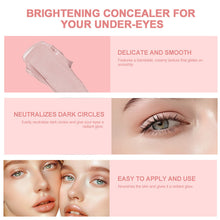 Load image into Gallery viewer, Eye Brightening Concealer Covering Dark Circles Nourishing Skin Delicate Smooth Brightening Cream Facial Makeup Cosmetics
