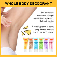 Load image into Gallery viewer, Mild Non-irritating Whole Body Deodorant Balm Removing Odor Refreshing Non-greasy Long-lasting Portable Body Care Cream
