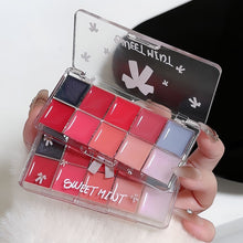 Load image into Gallery viewer, 10 Colors Lip Mud Palette Moisturizing Hydrating Lipstick Long-lasting Non-sticky Solid Lip Glaze Lip Makeup Cosmetics
