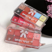 Load image into Gallery viewer, 10 Colors Lip Mud Palette Moisturizing Hydrating Lipstick Long-lasting Non-sticky Solid Lip Glaze Lip Makeup Cosmetics
