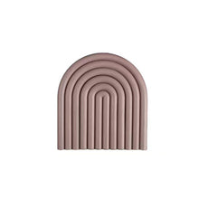 Load image into Gallery viewer, Rainbow Silicone Heat-insulation Pad Detachable Spliceable Durable High Temperature Resistant Household Dining Heat-resistant Mat
