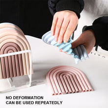 Load image into Gallery viewer, Rainbow Silicone Heat-insulation Pad Detachable Spliceable Durable High Temperature Resistant Household Dining Heat-resistant Mat
