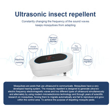 Load image into Gallery viewer, Multifunctional Ultrasonic Electronic Insect Repellent Intelligent Frequency Conversion Household Mini Physical Mosquito Repellent
