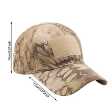 Load image into Gallery viewer, Outdoor Camouflage Baseball Cap Tactical Baseball Caps For Camouflage Hiking Hat Trucker Summer Sun Hats
