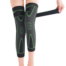 Load image into Gallery viewer, 1Pair Long Length Compression Knee Pads Brace Support Lengthen Stripe Sport Sleeve Arthritis Joint Pain Protector Elastic Kneepad

