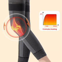 Load image into Gallery viewer, 1Pair Long Length Compression Knee Pads Brace Support Lengthen Stripe Sport Sleeve Arthritis Joint Pain Protector Elastic Kneepad

