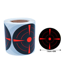 Load image into Gallery viewer, 200Pcs 7.6cm Self Adhesive Shooting Arrow Target Sticker fluorescent Color Splatter Splash Amp Reactive Practice Training Hunting Stickers
