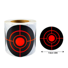 Load image into Gallery viewer, 200Pcs 7.6cm Self Adhesive Shooting Arrow Target Sticker fluorescent Color Splatter Splash Amp Reactive Practice Training Hunting Stickers
