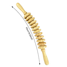 Load image into Gallery viewer, 9/12 Rollers Wood Belly Massager Handheld Roller Stick Trigger Point Wooden Manual Massage Tools for Anti-cellulite Body Muscle Pain Relief
