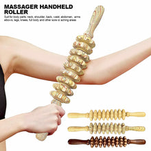 Load image into Gallery viewer, 9/12 Rollers Wood Belly Massager Handheld Roller Stick Trigger Point Wooden Manual Massage Tools for Anti-cellulite Body Muscle Pain Relief
