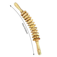 Load image into Gallery viewer, 9/12 Rollers Wood Belly Massager Handheld Roller Stick Trigger Point Wooden Manual Massage Tools for Anti-cellulite Body Muscle Pain Relief
