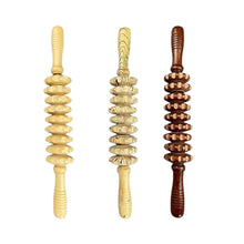 Load image into Gallery viewer, 9/12 Rollers Wood Belly Massager Handheld Roller Stick Trigger Point Wooden Manual Massage Tools for Anti-cellulite Body Muscle Pain Relief

