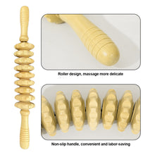 Load image into Gallery viewer, 9/12 Rollers Wood Belly Massager Handheld Roller Stick Trigger Point Wooden Manual Massage Tools for Anti-cellulite Body Muscle Pain Relief
