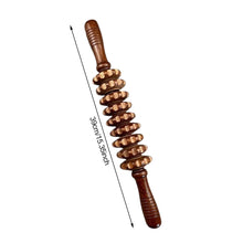 Load image into Gallery viewer, 9/12 Rollers Wood Belly Massager Handheld Roller Stick Trigger Point Wooden Manual Massage Tools for Anti-cellulite Body Muscle Pain Relief
