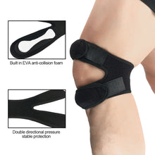Load image into Gallery viewer, 1Pc Kneepad Double Patellar Knee Patella Tendon Support Strap Brace Pad Basketball Sports Protector Open Knee Wrap Band Fitness Gear
