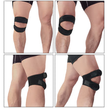 Load image into Gallery viewer, 1Pc Kneepad Double Patellar Knee Patella Tendon Support Strap Brace Pad Basketball Sports Protector Open Knee Wrap Band Fitness Gear
