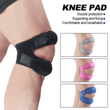 Load image into Gallery viewer, 1Pc Kneepad Double Patellar Knee Patella Tendon Support Strap Brace Pad Basketball Sports Protector Open Knee Wrap Band Fitness Gear
