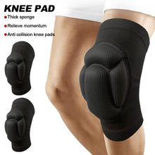 Load image into Gallery viewer, 1Pair EVA Foam Thickened Knee Pads Brace Sports Gym Support Fitness Protector Gear Basketball Brace Protector Anti Slip Collision Kneepads
