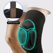 Load image into Gallery viewer, 1Pair EVA Foam Thickened Knee Pads Brace Sports Gym Support Fitness Protector Gear Basketball Brace Protector Anti Slip Collision Kneepads
