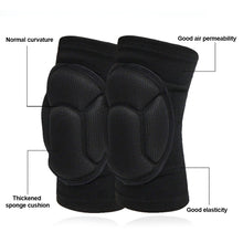 Load image into Gallery viewer, 1Pair EVA Foam Thickened Knee Pads Brace Sports Gym Support Fitness Protector Gear Basketball Brace Protector Anti Slip Collision Kneepads
