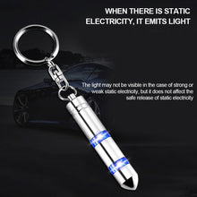 Load image into Gallery viewer, Car Static Eliminator Keychain Portable Static Rod Electrostatic Discharger Anti Static Keychain Decorative Pendant Electrostatic Release
