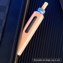 Load image into Gallery viewer, Portable Car Anti-ash Ashtray Mini Car Ashtray Anti Soot-flying Cigarette Cover Anti-ash Luxury Wood Cigarette Holder Auto Ashtray
