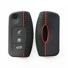 Load image into Gallery viewer, Silicone Car Key Cases Cover Fob Remote Control Case Keychain for Ford Fiesta Focus 2 C-Max Ecosport S-Max Fusion Mondeo
