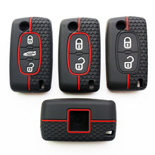 Load image into Gallery viewer, Silicone Key Case Cover Protected Fob for Peugeot 208 2008 308 3008 508 408 307 4008 for Citroen C3 C4 C5 C6 C8﻿
