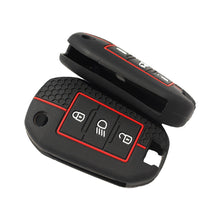 Load image into Gallery viewer, Silicone Remote Key Case Cover Shell Protected Holder Fob for Peugeot 3 Button For Peugeot 208 301 308 508 5008 3008 Citroen 2010 - 2023
