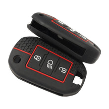 Load image into Gallery viewer, Silicone Remote Key Case Cover Shell Protected Holder Fob for Peugeot 3 Button For Peugeot 208 301 308 508 5008 3008 Citroen 2010 - 2023
