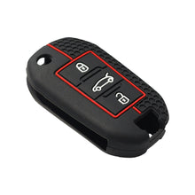 Load image into Gallery viewer, Silicone Remote Key Case Cover Shell Protected Holder Fob for Peugeot 3 Button For Peugeot 208 301 308 508 5008 3008 Citroen 2010 - 2023
